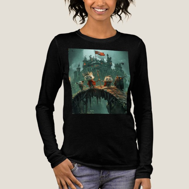 Camiseta Triblenda Tripulación del Reino Oscuro (Anverso)