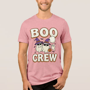 Camiseta Triblenda Tripulación Fantasma de Halloween Diseño Vectorial