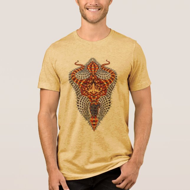 Camiseta Triblenda Trishul Burnout Tee - Fuerte poder espiritual (Anverso)