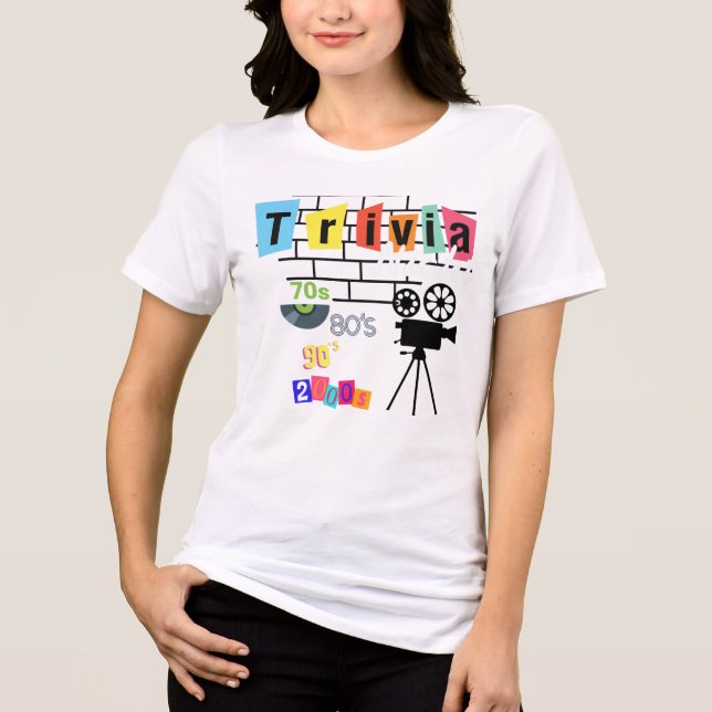 Camiseta Triblenda Trivia Night Game Day  (Anverso)