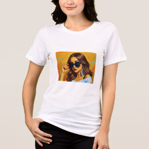 Camiseta Triblenda Tropical Girl T-Shirt