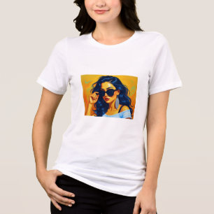 Camiseta Triblenda Tropical Girl T-Shirt