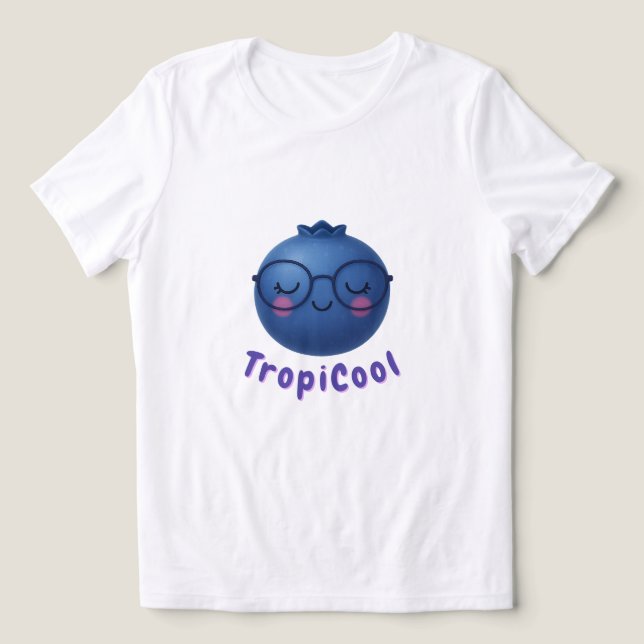 Camiseta Triblenda TropiCool Blueberry - Edición atestada y exclusiva (Diseño delantero )