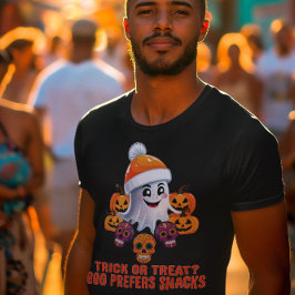Camiseta Triblenda Truco personalizado o trato a Boo Funny Halloween