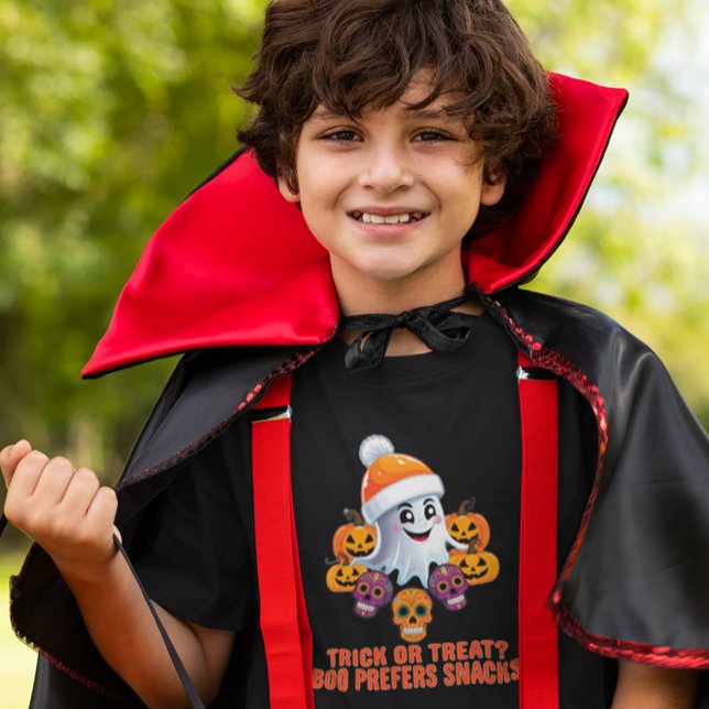 Camiseta Triblenda Truco personalizado o trato a Boo Funny Halloween (Subido por el creador)