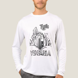 Camiseta Triblenda Trujillo Venezuela diseño artístico | Virgen paz