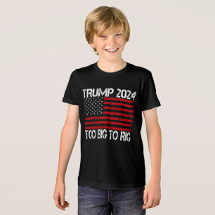 Camiseta Triblenda Trump 2024 Es Demasiado Grande Para Rig - Eleccion
