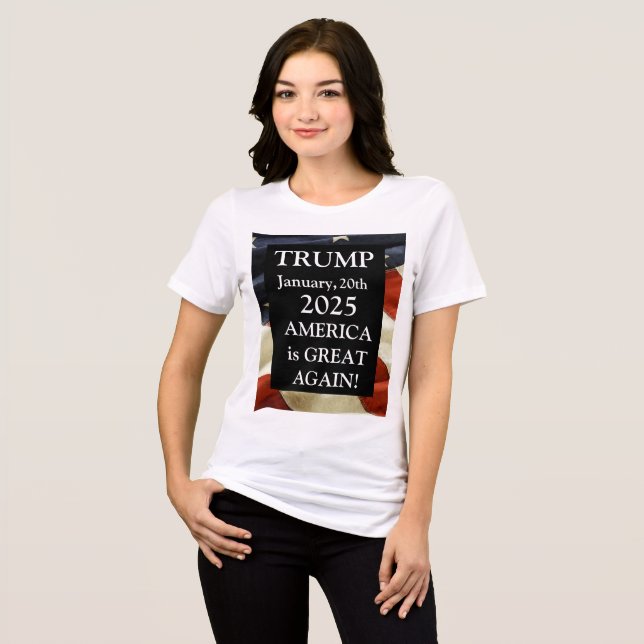 CAMISETA TRIBLENDA TRUMP 2025 (Anverso Completo)