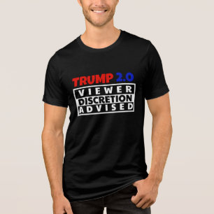 CAMISETA TRIBLENDA TRUMP 2.O: SE ACONSEJA LA DICRECIÓN DEL VISOR