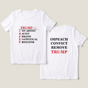 Camiseta Triblenda Trump es un artista depredador bipartidista