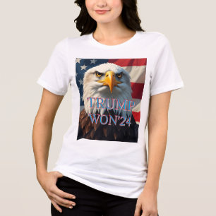 CAMISETA TRIBLENDA TRUMP GANÓ 2024