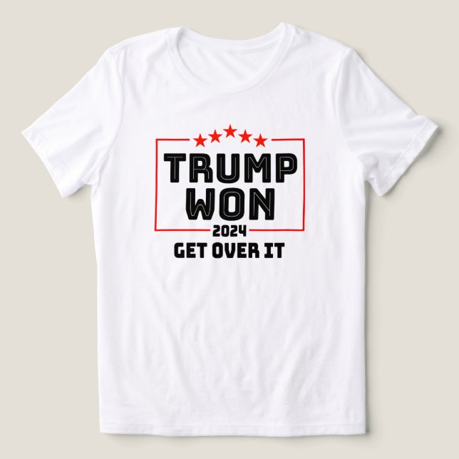Camiseta Triblenda Trump lo superará: hacer a Estados Unidos una gran (Diseño delantero )