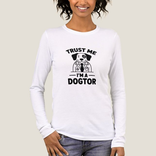 Camiseta Triblenda Trust Me I’m a Dogtor (Anverso)