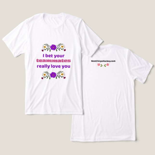 Camiseta Triblenda Tshirt Men Hockey Gift Teammates  (Diseño Anverso y Reverso)