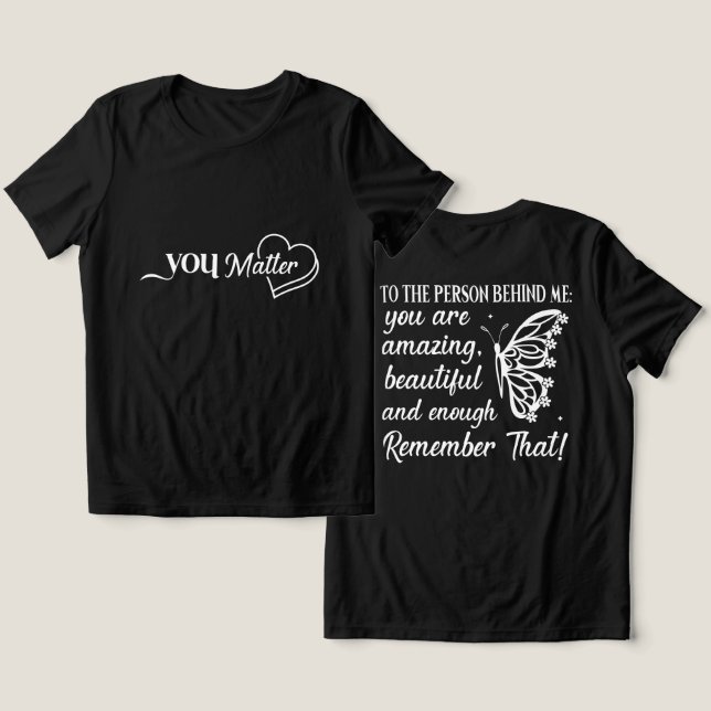 Camiseta Triblenda Tú Importas (Diseño Anverso y Reverso)
