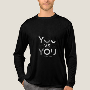 Camiseta Triblenda Tú vs Tú Todos los Días Motivación Fitness Disci