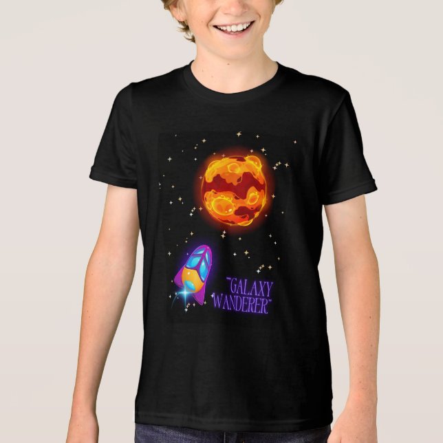 Camiseta Triblenda Tumbler Aislado De Galaxy Wanderer (Anverso)