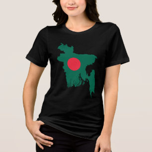 Camiseta Triblenda Turista negro Personalizable de Bangladesh