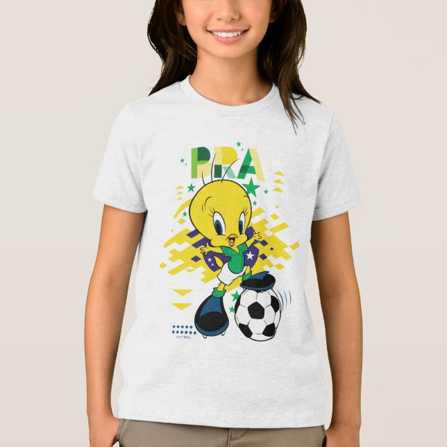 Camiseta Triblenda TWEETY™ Team Brazil Soccer Graphic (Anverso)