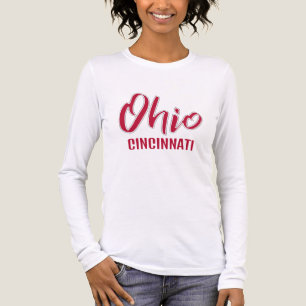 Camiseta Triblenda Ubicación personalizada y texto Ohio
