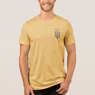 Camiseta Triblenda UCRANIA. Tridente. Apoya a Ucrania.