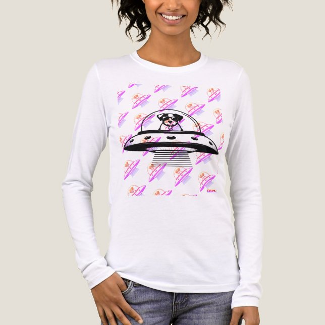 CAMISETA TRIBLENDA UFO PETS  (Anverso)