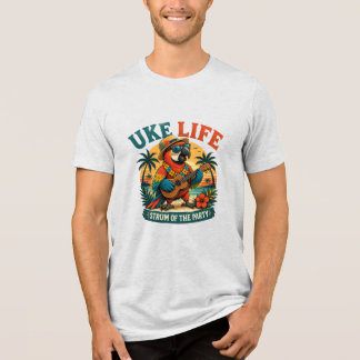 Camiseta Triblenda Uke Life Parrot – Island Vibes Ukulele Bird