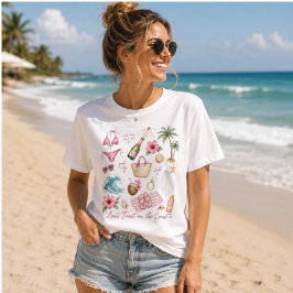 Camiseta Triblenda Último brindis en la costa Watercolor Playa Desped