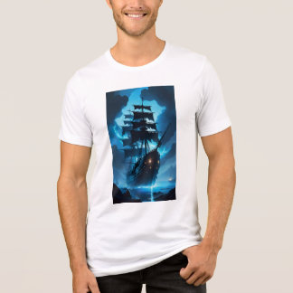 Camiseta Triblenda un barco fantasma, un barco pirata, un barco brumo