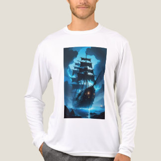 Camiseta Triblenda un barco fantasma, un barco pirata, un barco brumo