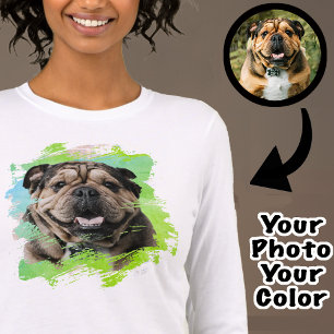 Camiseta Triblenda Un Bulldog único lindo o tu madre de perro verde f