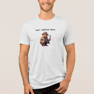 Camiseta Triblenda Un detective amateur en 3D que busca pistas