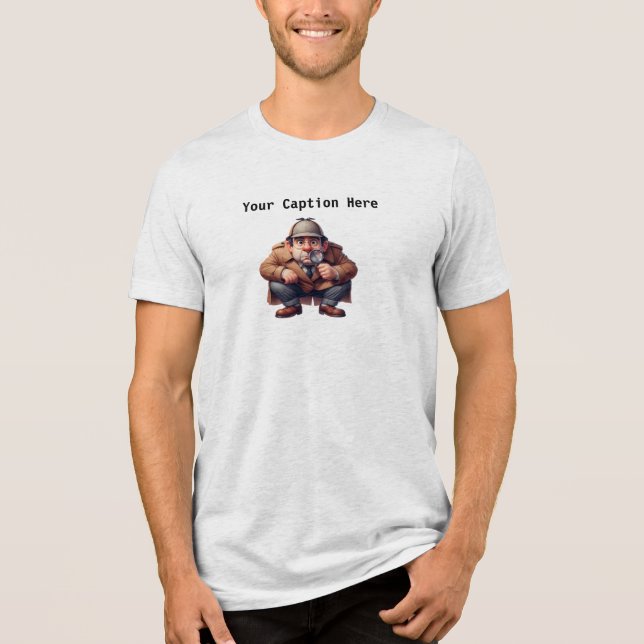 Camiseta Triblenda Un detective amateur en 3D que busca pistas (Anverso)