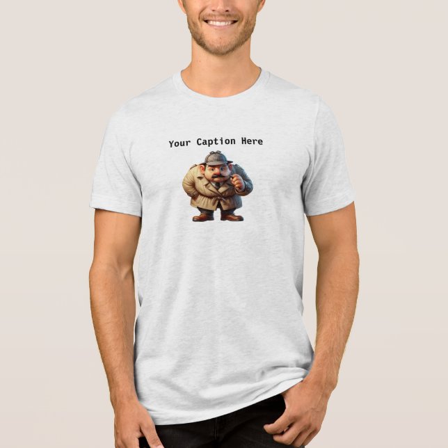 Camiseta Triblenda Un detective amateur en 3D que busca pistas (Anverso)