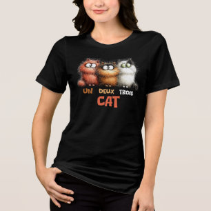 Camiseta Triblenda Un Deux Trois Gato, Gato Francés