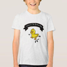 un divertido pato amarillo caminando de manera div