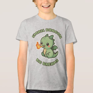 Camiseta Triblenda Un dragón pequeño de vuelta a la escuela