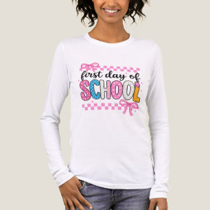 Camiseta Triblenda Un lindo primer día de diseño escolar