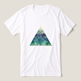 Camiseta Triblenda Un paisaje geométrico triangular de montaña