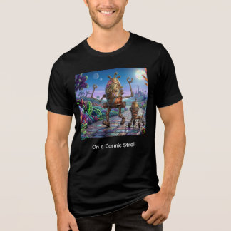 Camiseta Triblenda Un paseo cósmico para amantes de robots y ciencia 