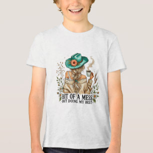 Camiseta Triblenda Un Poco De Desgracia Pero Haciendo Lo Mejor Que Pu