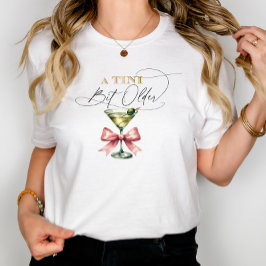 Camiseta Triblenda Un poco más viejo Martini Bow Rosa