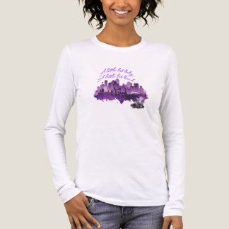 Camiseta Triblenda Un Poco Sagrado. Un Poco Barrio. Manga Larga