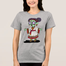 Camiseta Triblenda Un zombi etíope muy amable