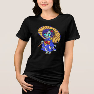Camiseta Triblenda Un zombi japonés lindo