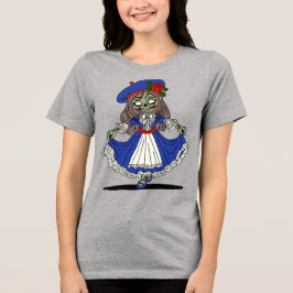 Camiseta Triblenda Un Zombie francés lindo