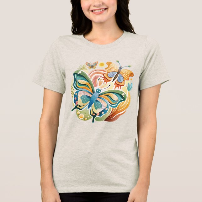 Camiseta Triblenda Una Canción De Mariposas (Anverso)