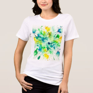 Camiseta Triblenda Una colorida pintura acuática