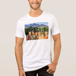 Camiseta Triblenda Una familia retro vintage paisaje montañoso de las