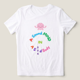 Camiseta Triblenda Una Mente Sana en un Cuerpo Sano Meditación Cerebr